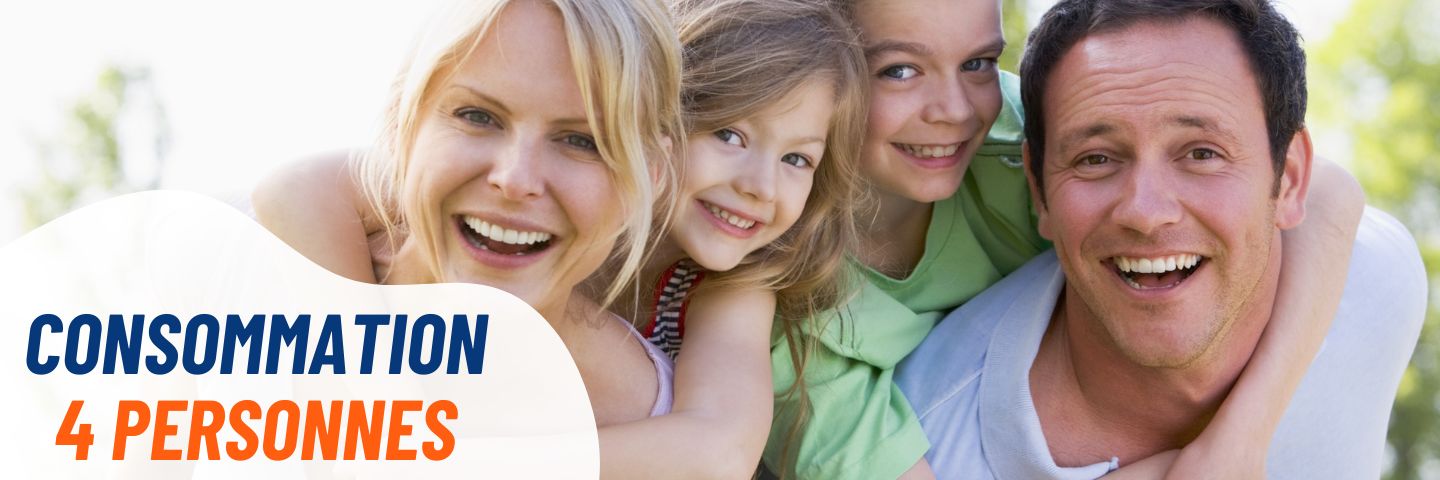 Consommation d'électricité famille 4 personnes