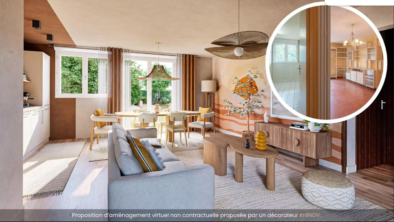 Exemple avant et après une rénovation d'intérieur