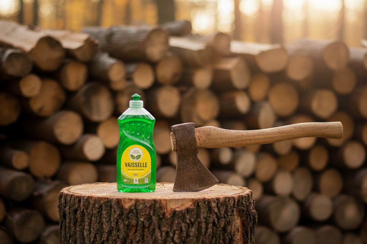 Bois de chauffage : l'astuce infaillible du liquide vaisselle pour savoir s'il est bien sec
