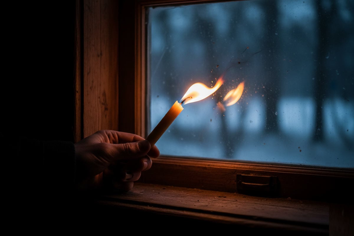 Chauffage : le test de la bougie et l'astuce à 5€ pour enfin avoir chaud sans se ruiner