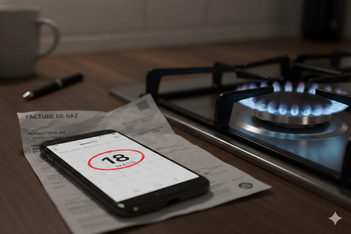facture gaz 18 mars 2026