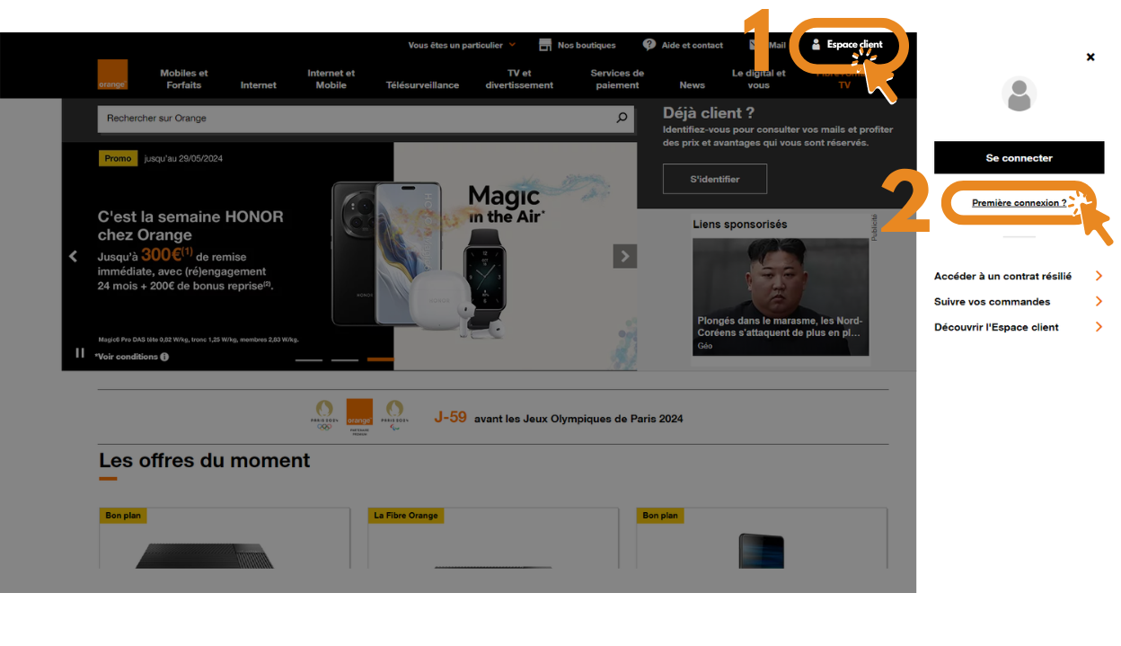 Mon compte Orange Comment accéder à mon espace client Orange
