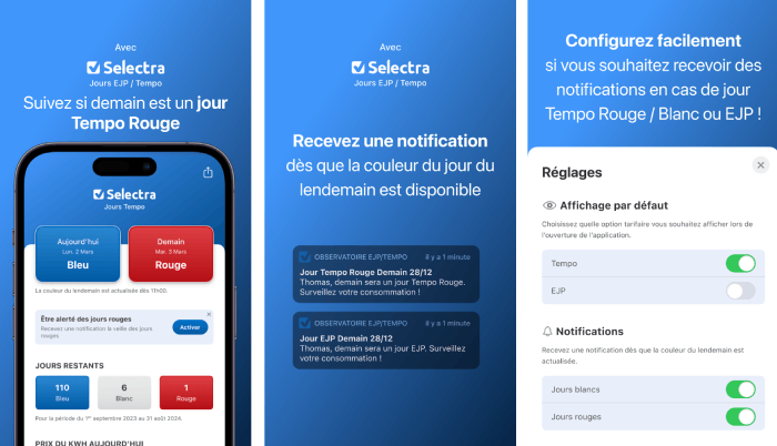 Application Tempo Selectra