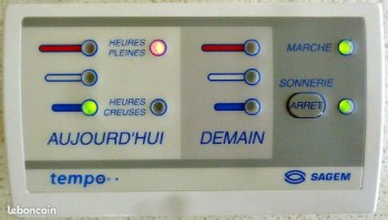 Ancien boitier Tempo EDF Sagem