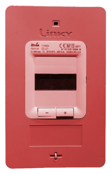 compteur linky rouge