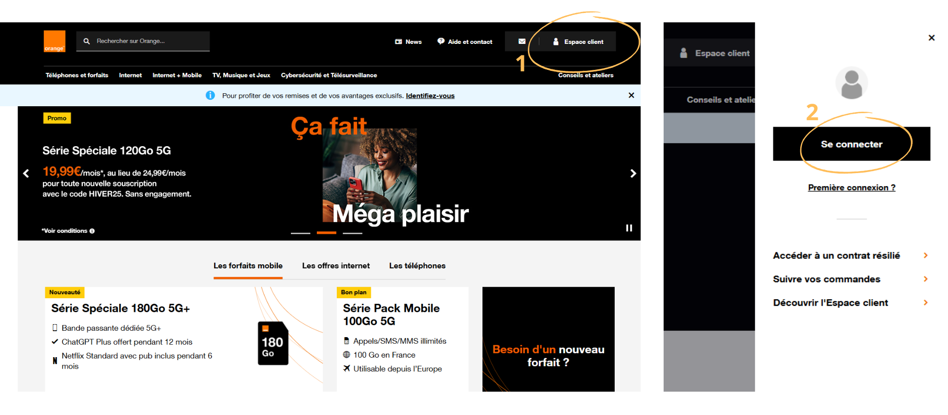 Accéder à mon compte Orange
