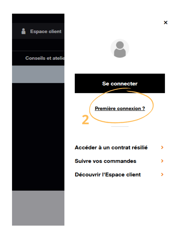 Création compte Orange