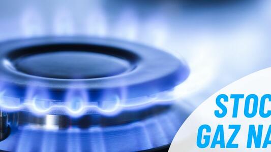 stock de gaz naturel en France