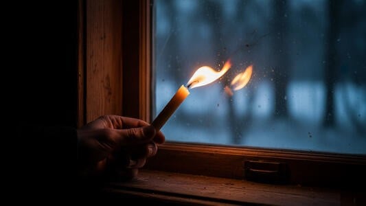 Chauffage : le test de la bougie et l'astuce à 5€ pour enfin avoir chaud sans se ruiner