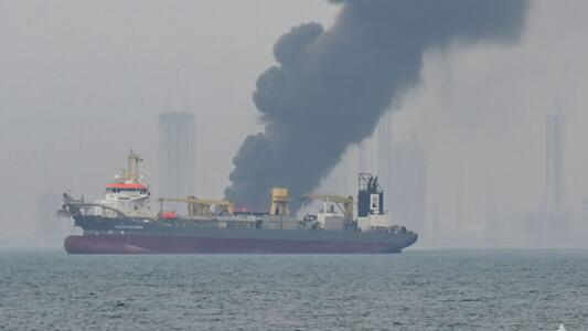 méthanier passant le détroit d'ormouz